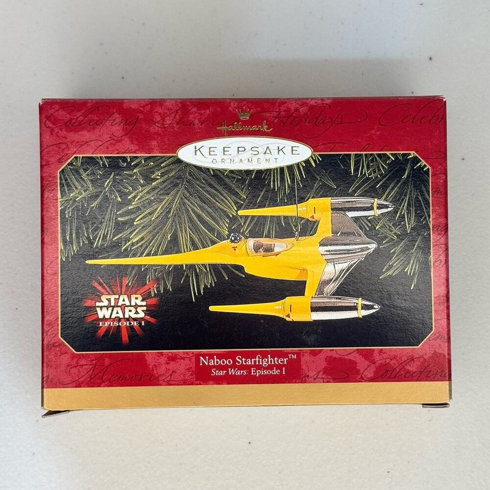 HALLMARK KEEPSAKE ORNAMENT NABOO STARFIGHTER STAR WARS EPISODE 1 (1999)